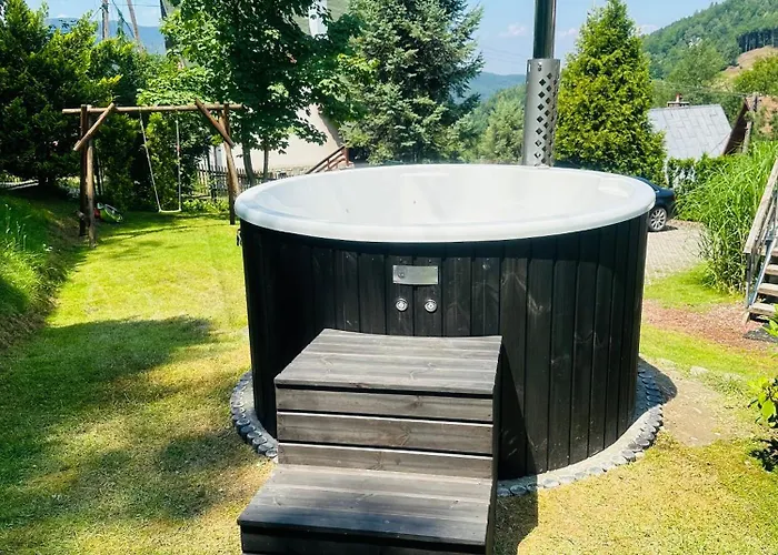 בקתה Jozka Max 15 Os Sauna Jacuzzi Porąbka